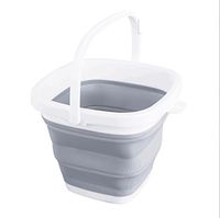 AODEW Portable Fishing Water Pail Plastic Bucket Foldable Round Tub Collapsible Space Saving Outdoor Waterpot
