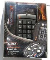 Ativa Mobil It 6-in-1 Notebook Accessories Travel Kit with Case