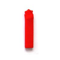 Case for JUUL, Textured Anti-Slip Silicone Skin Cover Sleeve Wrap Gel Fits JUUL Pen (Red)