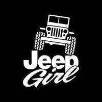 Chase Grace Studio Girl Jeep Country Girl 4X4 Off Road Vinyl Decal Sticker|White|Cars Trucks SUV Laptops Tool Box Wall Art|5" X 5"|CGS204