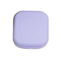 Set of 2 Eye Care Contact Lens Case Holders Solution Travel Kit Cases - Purple