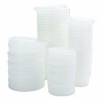 Cando 10-0941 Theraputty Empty Container, 4 oz Capacity (Pack of 25)