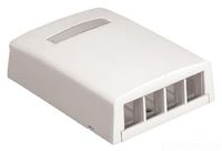 Panduit NK4BXWH-AY 4-Port Surface Mounting Box for LD3/LD5/LD10 Fitting, White