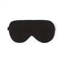 Natural Silk Sleep Mask, Blindfold, Super Smooth Eye Mask （Black）