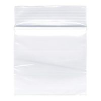 Plymor Zipper Reclosable Plastic Bags, 2 Mil, 2" x 2" (Case of 1000)