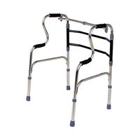 Diry Elderly Walker Four-Legged Cart Lower Limb Rehabilitation Walker Height Adjustable