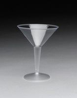 Royal Plasticware, PW2080, 8 oz Martini Glass, Clear