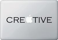 Yadda-Yadda Design Co. Creative - MacBook or Laptop Vinyl Decal - (Color Variations Available) (Black)