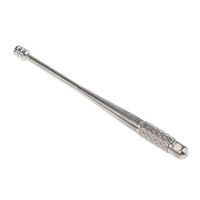 SM SunniMix Portable Titanium Camping Ear Pick Ear Curette Travel Earwax Removal Tool Easy Carry - Silver
