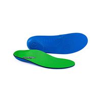 Arch Support Shoe Insert by Powerstep, Pinnacle High Insoles for Men and Women, Orthotic Heel Cushion Shoe Inserts, Blue and Green, Men's 6-6.5, Women's 8-8.5