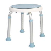 Firsthgus Shower Chair Shower Stool Round Rotating Seat - Shower Seat for Seniors, Shower Bath Chair for Elderly, Handicap Tub Shower Seats for Adults