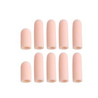 ARTLILY 10PCS Silicone Gel Toe Caps Toe Protector Seperator Toe Relief Sleeves to Protect Cracked Skin, Corn, Blisters, Callus