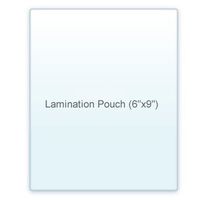 5 Mil. Half Page Lamination Pouch Letter Size Clear (6" x 9") 100 Pcs.