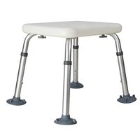 GLJMTY Bathtub Stool Aluminium Shower Seat Non-Slip Bathroom Stool Height Adjustment