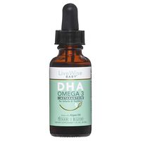DHA Omega 3 Liquid Drops - Baby Vitamin DHA Omega 3 for Infants Plus Astaxanthin for Optimal Health - Vegan Friendly, Great Tasting - Omega 3 Supplement Develops Healthy Brain, Eyes, Immune System