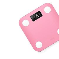 GYZ Body Fat Scale - Smart Bluetooth Weight Scale Weight Loss Scale Health Scale Portable Household Small Adult Family Female Dormitory /+-+/ (Color : Pink)