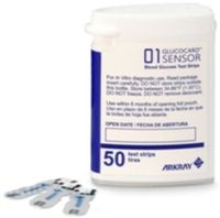 Arkary Glucocard 01 Blood Glucose Test Strips - Box of 50 - Model 740050