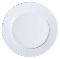 Yanco AC-20 ABCO Dinner Plate, 11.25" Diameter, Porcelain, Super White, Pack of 12