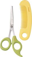 Combi Baby Label Haircut Shears & Comb Set Lt