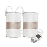 DONGBALA Knee Massager, with Heat Air Massager for Circulation Massage for Arm Leg Head Waist Support Varicose Veins Calves Foot Pain Pregnancy Relax Gifts for Mom Dad,Brown