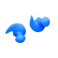 TOOGOO 1 Pair Waterproof Swimming Professional Silicone Swim Earplugs Soft Anti-Noise Ear Plug for Adult Children Swimmers Blue
