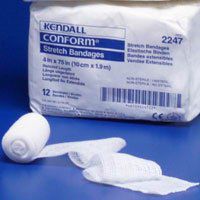 2231 Bandage Conform Roll Sterile Cotton/Poly 2x75" 1Ply White 12 Per Box Part No. 2231 by- Kendall Company
