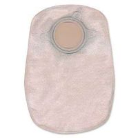 ConvaTec 413170 SUR-FIT Natura 8" Two-Piece Closed-End Pouch with 2-Sided Comfort Panel, Opaque, 1-3/4" Flange, Pack of 60