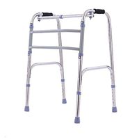 Rehabilitation Walker Folding Non-Slip Mat and Comfortable Armrest -Walking Aids for Elderly, Seniors, Handicap, Disabled,Max 180 kg(400 lbs)