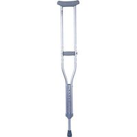 LBSX Retractable Non-Slip Single Thicken Drive Tall Adult Walking Crutches with Underarm Pad and Hand Grip, Gray（a Pair） (Size : S)