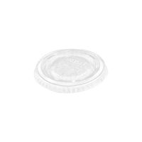 Solo PL4TSN Clear Lid PET 626 Flat Straw Slot (Case of 2500)