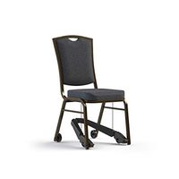 Living Made EZ 8851-2911-DS1002-REZ Vista Dining Chair with Mobility Assist Lever, Blue, 18 Inch Width