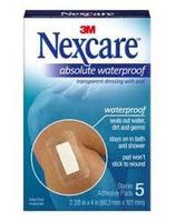 Nexcare Tegaderm + Pad Waterproof Transparent Dressing H3584-4PACK!