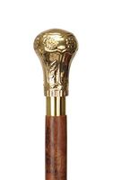 Historical Emporium Men's Statesman Fashion Walking Stick Gold