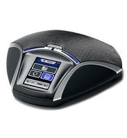 Konftel 910101071 Model 55 IP Conference Station, Liquorice Black and Silver, 240x320 pixels Color/touchscreen LCD display, Meeting size up to 12 people, OmniSound with HD audio