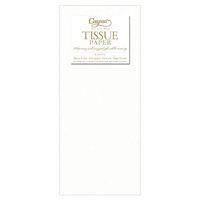 Caspari Solid Tissue Paper in White, 24 Sheets Included