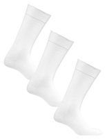 Diabetic Socks for Men by Sugar Free Sox - Maximize Circulation & Comfort - Mens Sock Size 10-13 White Crew 3 Pack