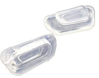2 Pairs of Replacement Silicone Nose Pads Air Chamber Ultra-Comfort Slip-in 13 mm x 7mm for Sunglasses and Eyeglasses Compatible
