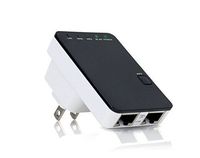 300Mbps Wireless WiFi Repeater Signal Amplifier 802.11N/B/G Wi-fi Range Extander WiFi Wireless Router Network Mini WiFi Repeater Range Extender with Two LAN Port Router/AP/Repeater