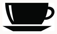 Coffee Cup Sticker Cappuccino Mug Drink Car Window Vinyl Decal Love Caffeine S1 - Die cut vinyl decal for windows, cars, trucks, tool boxes, laptops, MacBook - virtually any hard, smooth surface