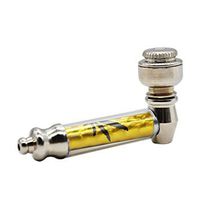 Mini Leaf Design Exclusive Herb Tool with Screen Filters and Lid, Best Gift (Yellow)