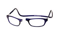 Clic Magnetic Reading Glasses in Frosted Matte Blue, Frosted Blue, Medium