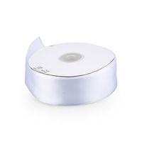 ROSENICE Grosgrain Ribbon Satin Ribbon 4cm50m Gift Ribbon 1-1/2-Inch by 50-Yard(White)