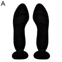 re2chiOngs Item Insole Pads,Women Soft Breathable Anti-Slip High-Heeled Shoes Insole Inserts Back Heel Pad - Black B