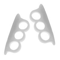 Gel Toes Separators Toe Spacers Orthotics Stretchers Align Correct Overlapping Correct Relieve Bunion Pain (1 Pair)