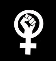 Makarios LLC Women Power Feminists Cars Trucks Vans Walls Laptop MKR| White |5.5 x 3.5|MKR558