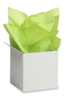Cakesupplyshop Packaged Extra Large 24pack Satin Finish Bright Lime Gift Wrap Tissue Paper