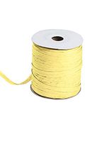 Yellow Paper Matte Raffia 1/2"W x 100 Yds Per Roll