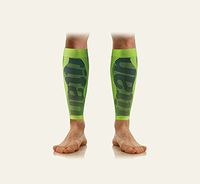 titan Compression Calf Sleeves Gradual pressure Ultra muscle support and protective (Bright Green, L)