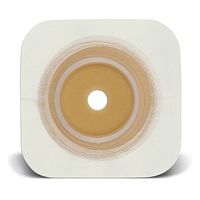 Natura Durahesive Flexible Skin Barrier w/flange (overall dimension 5" x 5") WHT w/tape collar 2 1/4"