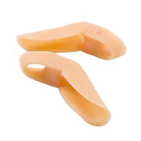 MagiDeal 1 Pair Gel Bunion Corrector Little/Pinky Toe Protector Straightener Spreader - Skin, as described